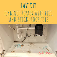 easy cabinet repair using l and