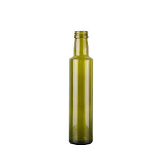 250ml Round Green Olive Oil Glass