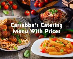 carrabba s catering menu with s