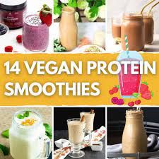 14 vibrant vegan protein smoothies