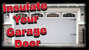 how to insulate your garage door the