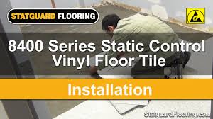 static control vinyl floor tile