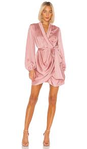 C Meo No Time Dress In Pink In Dusty Pink
