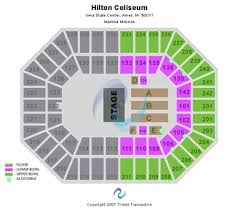 Hilton Coliseum Tickets And Hilton Coliseum Seating Charts