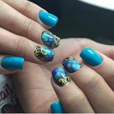 turquoise gel polish the best images