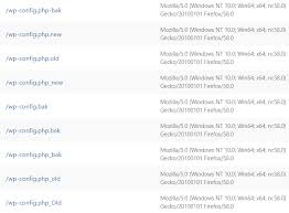 creating backups of wp config php