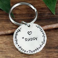 personalized dad keychain
