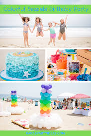 colorful seaside birthday party