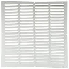 white sidewall ceiling grille