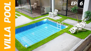 They take up a fraction of the space of a traditional pool, and their elongated shape is so. How To Build Mini Swimming Pool Mini Mansion Step By Step Youtube