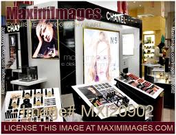 photo of chanel cosmetics display in a