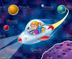 Ilustración de Chica Volando En La Nave Espacial Con Su Gato En El Espacio  Exterior y más Vectores Libres de Derechos de Adolescente - iStock