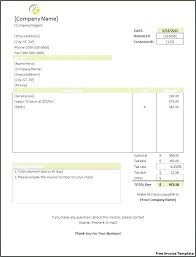 Sample Invoice For Services
