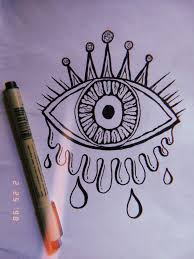 In his works he makes pencil sketch and gives life to drawings. Psychedelic Evil Eye Doodle Art For Beginners Psychedelic Drawings Doodle Art Designs