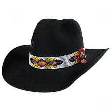 Raven Wool Felt Western Hat