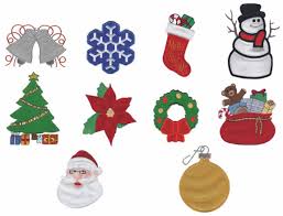 Christmas Holiday Applique Design Collection