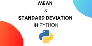 mean and standard deviation in python