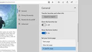 How can i make microsoft edge my default. Change Your Browser Home Page