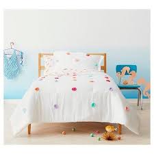 new pom pom comforter set pillowfort