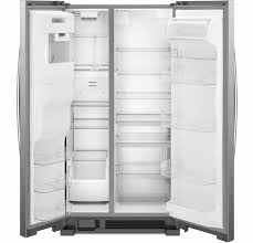 2202098b whirlpool refrigerator freezer door handle; Wrs555sihz Whirlpool 36 25 Cu Ft Capacity Side By Side Refrigerator With Infinity Slide Shelf And