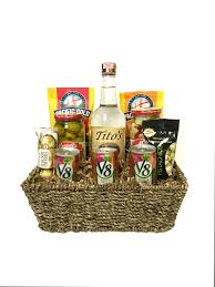 the perfect score vodka gift basket