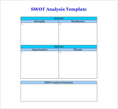 Microsoft Word Swot Analysis Template 50 Swot Analysis Template Free