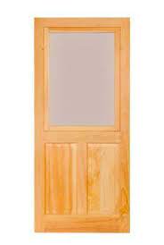 Custom Wood Storm Doors Adams