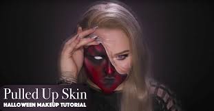 demonic pulled up skin makeup tutorial