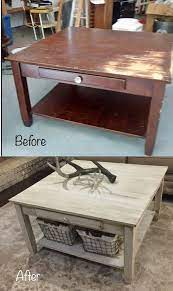 Thrift Coffee Table Makeover With