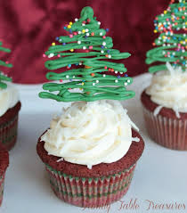 easy christmas cupcake decorations