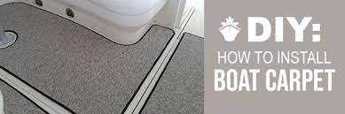 diy how to install boat carpet