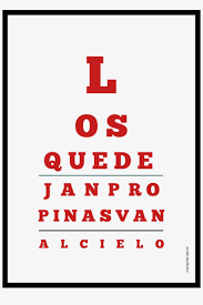 Cartel Xiloka Bar Eye Chart Free Transparent Png