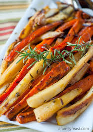These side dishes can match any main dish with just 10 min prep. Roasted Carrots And Parsnips A Family Feast Roasted Carrots And Parsnips Veggie Dishes Recipes
