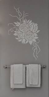 Painting Stencil Antique Roses Walls