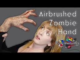 zombie skin with airbrush you