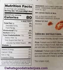 By continuing to enjoy our site, you are agreeing to our use of cookies (the kind that are full of bytes vs the kind you bite). What S Good At Trader Joe S Trader Joe S Cauliflower Pizza Crust
