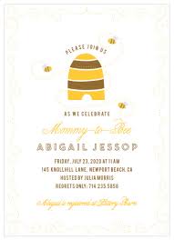 If a cheery baby shower theme is in need this year, the bee party supplies in bright yellow colors and the adorable buzzy bee graphics. Bumble Bee Baby Shower Invitations Match Your Color Style Free