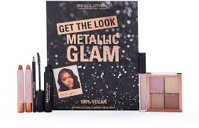 metallic glam makeup cadeau set