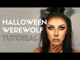halloween werewolf makeup tutorial