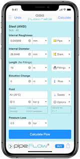 pipe flow gas flow rate calculator