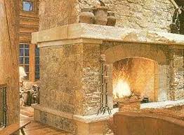 Natural Stone Fireplace Design