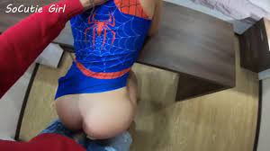 Free HD Cutie in a Spider-man Costume, Fucked with a Stranger. Porn Video
