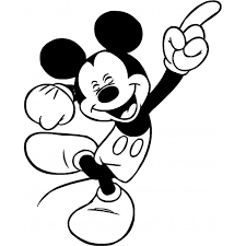 Mickey mouse black and white mickey minnie clipart - Clipartix
