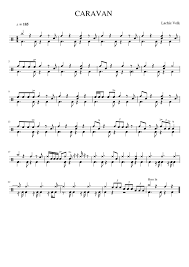 Caravan Whiplash Intro Solo Drums Sheet Music For Percussion
