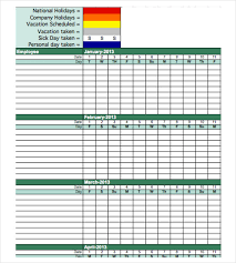 10 Attendance Tracking Template Word Excel Documents Free