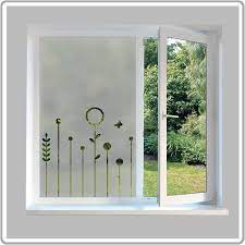 Contemporary Frosted Window