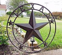 Texas Lone Star Barn Metal Wall Art
