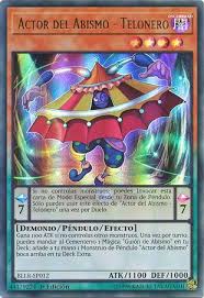 This card gains atk equal to the combined ranks of all xyz monsters currently on the. Actor Del Abismo Spanish Yugioh Cards Non English Trollandtoad