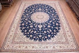 persian carpet nain 6la with silk