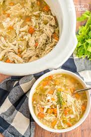 slow cooker en and rice soup